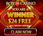 Box24 Casino $25 Free No Deposit USA Winner